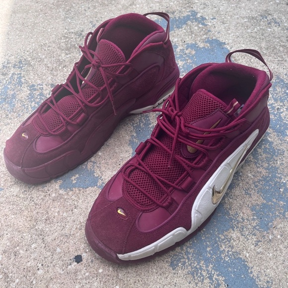 Nike Air Zoom Flight 96 Penny Hardaway Maroon High-Top Sneakers main image 4